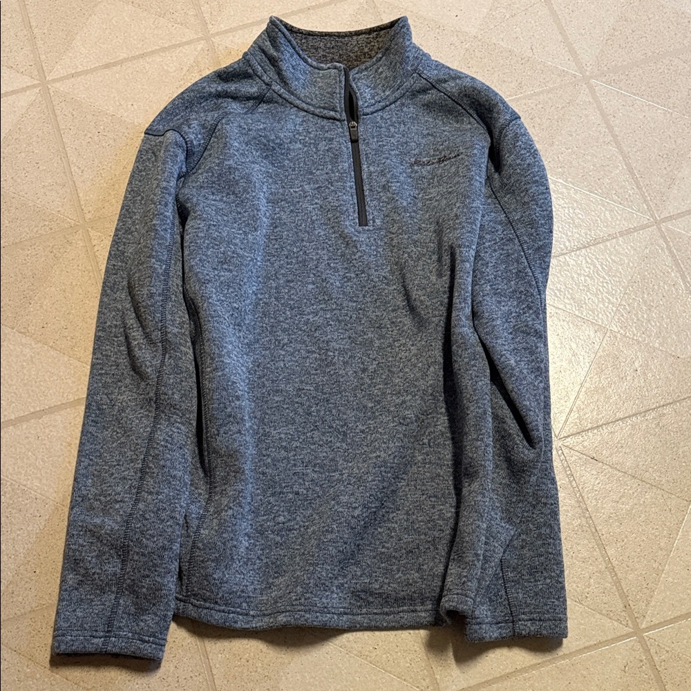 Eddie Bauer Men’s Heathered Gray Pullover 2XL